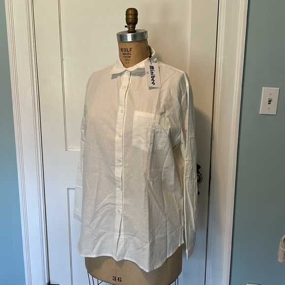Cotton-Linen blend shirt - Picture 1 of 7